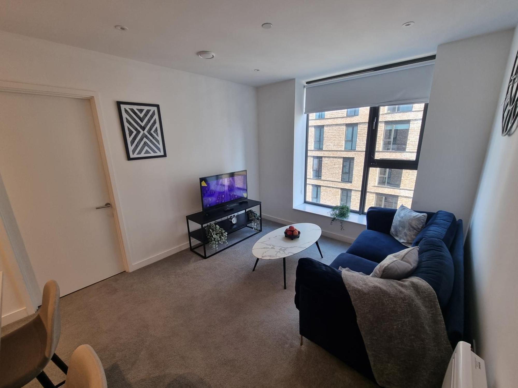 Trafford Suite Modern 1 Bed With Cinema Room マンチェスター エクステリア 写真